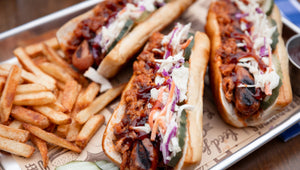 BBQ Hot Dog on Bronx Buns