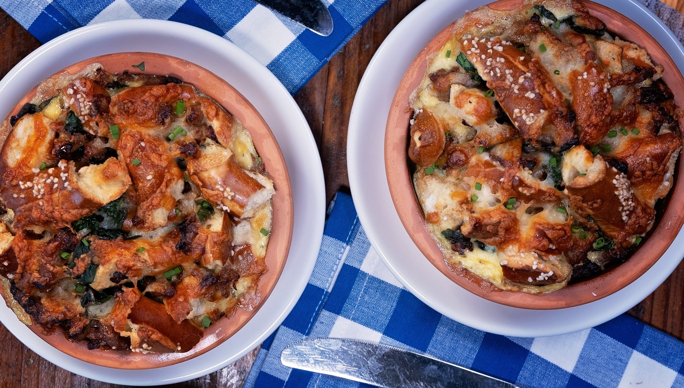 OG Soft Pretzel Breakfast Strata